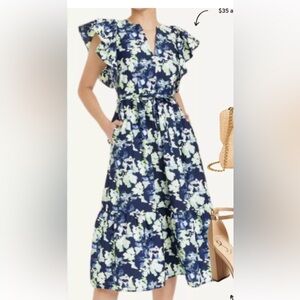 A New Day for Target - Sz Xs - Blue and White Dress